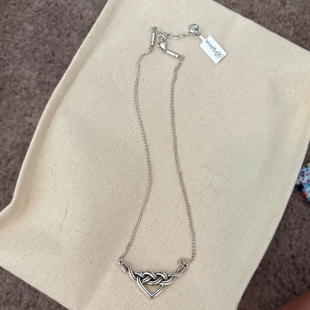 Brighton Silver Celtic Knot Necklace
